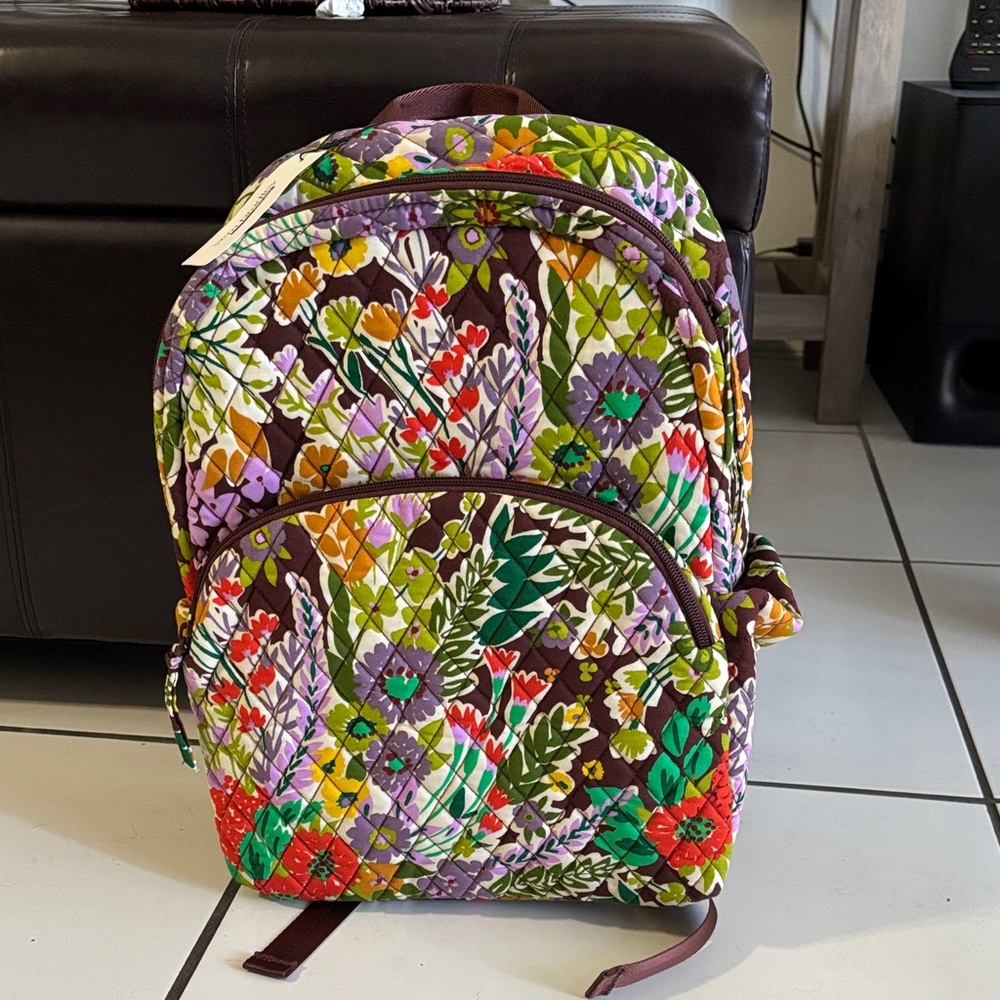 Vera Bradley Multicolor Floral Backpack